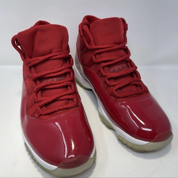 Nike Air Jordan 11 Retro High Win Like '96 Red White Sz 10.5 OG 378037-623 - Picture 2 of 14